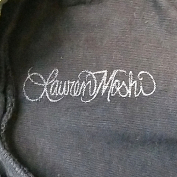 🔥FINAL💲⬇️Lauren Moshi Black High/Low Bow Print Dress, Size 2-4 ~ VGUC - Picture 10 of 11